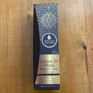 Moroccan Gold Series NIB leave-in mask